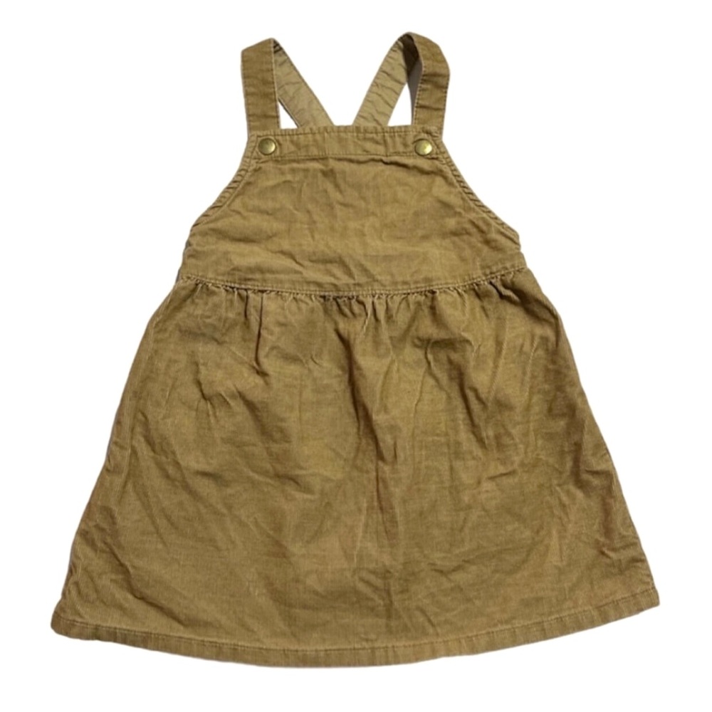 H&M light cotton corduroy jumper dress 12-18 months